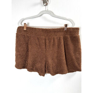 Steve Madden Drawstring Shorts Teddy Coquette Loungewear Pajamas Cute Comfy XL